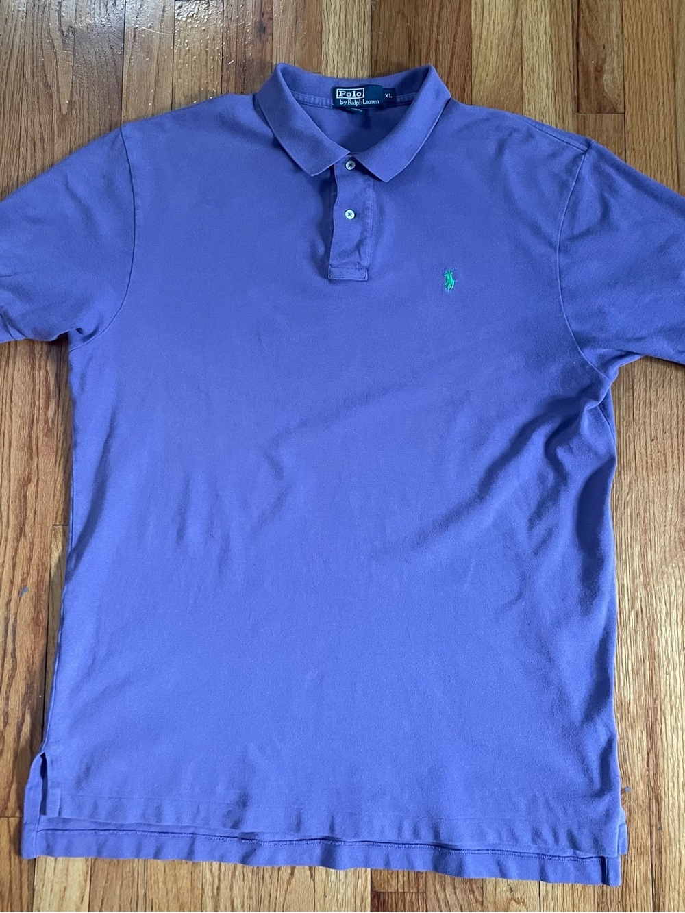 Polo Ralph Lauren Purple Short Sleeve Polo Collared Shirt Men’s XL Preppy Casual